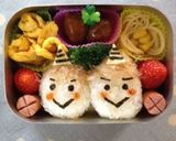 キャラ弁☆節分の鬼さん♪作り方1写真