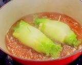 タケノコ白菜と大判あげの巻煮作り方5写真