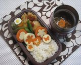 お弁当に☆高野豆腐＆人参デコおかず☆作り方7写真