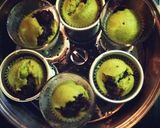簡単♪あんこ入り 抹茶蒸しパン作り方7写真