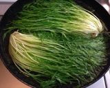 ❤︎水菜サラダ〜玉子入り❤︎作り方1写真