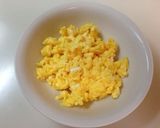 ❤︎水菜サラダ〜玉子入り❤︎作り方4写真
