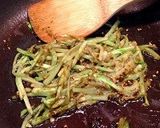 ブロッコリーの茎のマヨ海苔炒め作り方3写真