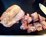 【糖質制限】鶏肉と大根のクリームシチュー作り方1写真
