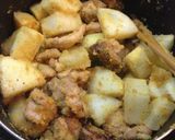 【糖質制限】鶏肉と大根のクリームシチュー作り方4写真
