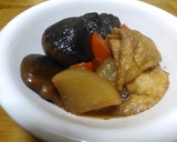 大根、にんじん、しいたけと油揚げの煮物作り方7写真