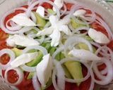 新玉ねぎとクリームチーズの和風サラダ♬作り方2写真