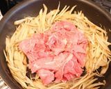牛肉・ごぼうの甘辛煮。作り方2写真
