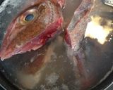 鯛のあら煮作り方1写真