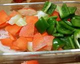 ☆お弁当☆簡単彩り野菜きんぴら作り方1写真