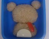 冬のリラックマキャラ弁当作り方6写真