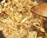 カニと舞茸のトマトクリームパスタ♪作り方3写真