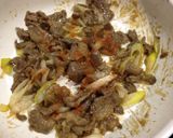 【超おすすめッ！】ラム肉のネギ味噌炒め☆作り方3写真