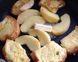 フレンチトースト焼き林檎添え作り方3写真
