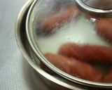 添加物減↓プリッとウインナーの茹で焼き作り方5写真