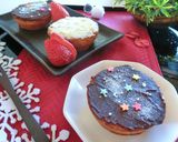 簡単⋆かわいい♡塩チョコカスタードケーキ作り方16写真