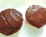 簡単⋆かわいい♡塩チョコカスタードケーキ作り方7写真