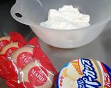 水切りヨーグルトのベイクドチーズケーキ♪作り方1写真