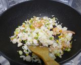 海鮮チャーハン・・・簡単１人昼ご飯①作り方4写真