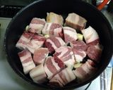 豚バラ肉のオイスター煮込み作り方1写真