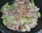 鶏とネギの塩だれ炒め作り方2写真