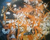 いぬ飯　厚揚げのたまごとじ作り方1写真