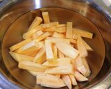 塩でうまい！さつまいものフライドポテト風作り方1写真