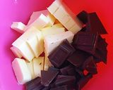 南国風の炊飯器ケーキ☆パインチョコケーキ作り方2写真