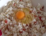 【ザ☆ズボラ飯】フライパンで卵かけご飯！作り方4写真