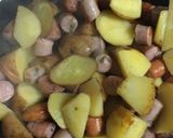 超簡単じゃがいもとソーセージ炒め作り方8写真