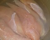 鶏ささ身（鰻）と野菜の土佐酢和え作り方1写真