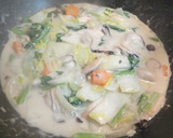 牛乳消費!!牡蠣と白菜のクリーム煮☆作り方7写真