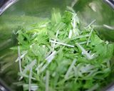 イチゴと水菜のサラダ作り方1写真