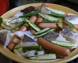 蒸野菜＊チャンポン作り方1写真