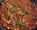 【糖質制限】牛肉と大豆のトマト煮込み作り方3写真