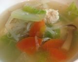 ヘルシー美味しい☆鶏豆腐団子スープ作り方8写真