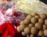 【山ごはん】グリーンカレー鍋〜〆はタイ麺作り方1写真