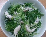 ☆水菜とワカメとしらすのさっぱりサラダ☆作り方6写真