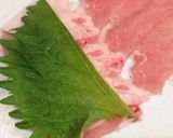 豚シソ、チーズ巻き！巻き方写真有作り方2写真