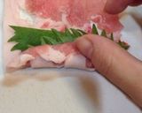 豚シソ、チーズ巻き！巻き方写真有作り方3写真