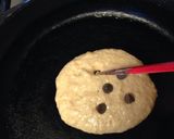 チョコチップパンケーキの焼き方作り方4写真