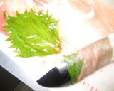 甘辛ダレがおいしい！野菜と大葉の豚肉巻き作り方2写真