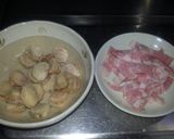 ベビーホタテの和風味パスタ作り方2写真
