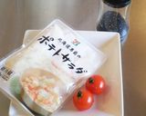 お弁当の彩りに♪ポテサラりんごちゃん作り方1写真