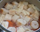 湯葉と麩のお味噌汁♪作り方3写真