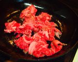 フライパンで！楽チンすき焼き風♪作り方3写真