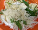 レンジで油無！長ネギと明太子の塩焼きそば作り方3写真
