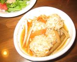 鶏だんごの煮物作り方6写真