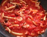 簡単♡海老としめじのトマトクリームパスタ作り方5写真