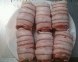 贅沢ジューシー肉巻きハンバーグ作り方2写真